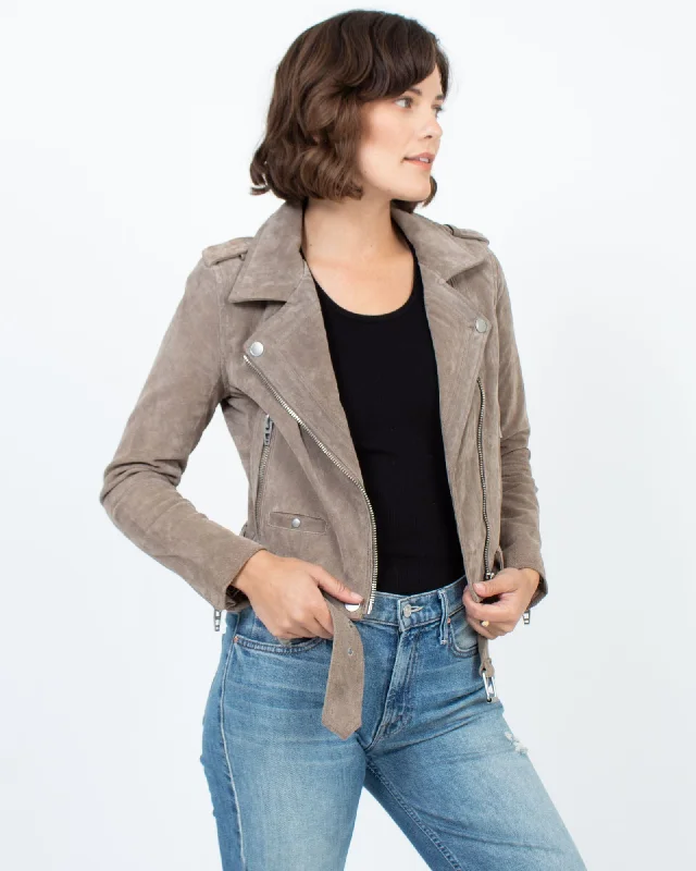 Taupe Suede Jacket