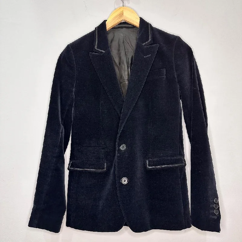 THE KOOPLES Velvet Blazer Jacket / S-FR36