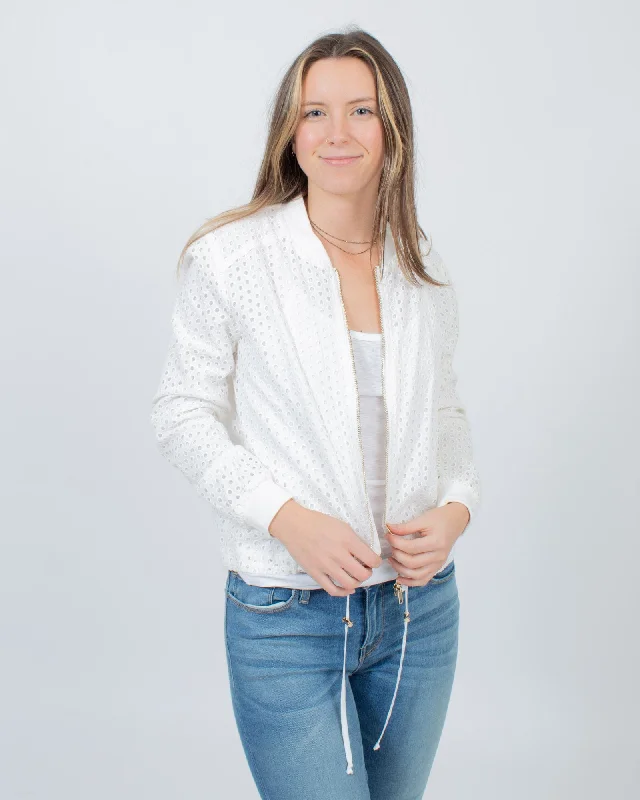 White Eyelet Jacket