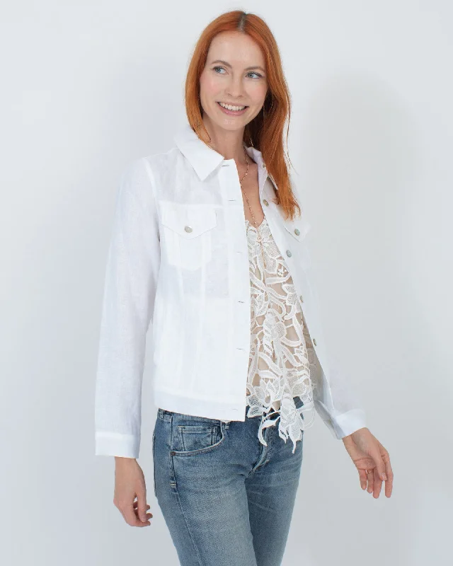 White Linen Jacket