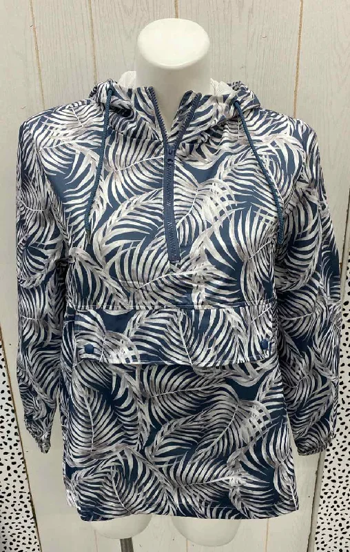 Xersion Blue Womens Size L Jacket (Outdoor) One-Shoulder Jacket Off-the-Shoulder Jacket Asymmetrical Jacket Xersion Blue Womens Size L Jacket (Outdoor) One-Shoulder Jacket Off-the-Shoulder Jacket Asymmetrical Jacket