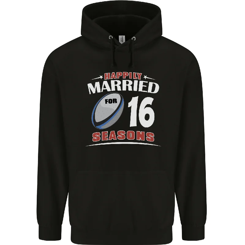 16 Year Wedding Anniversary 16th Rugby Mens 80% Cotton Hoodie Hoodie with Elastic Cuffs Stretchable Comfortable 16 Year Wedding Anniversary 16th Rugby Mens 80% Cotton Hoodie Hoodie with Elastic Cuffs Stretchable Comfortable