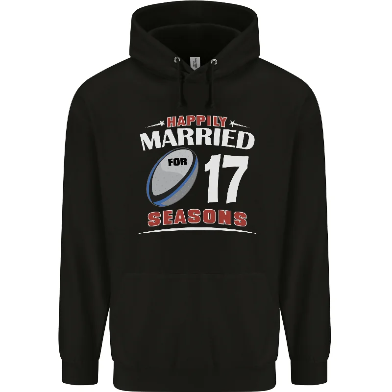 17 Year Wedding Anniversary 17th Rugby Mens 80% Cotton Hoodie Hoodie with Tied Waist Feminine Flattering 17 Year Wedding Anniversary 17th Rugby Mens 80% Cotton Hoodie Hoodie with Tied Waist Feminine Flattering