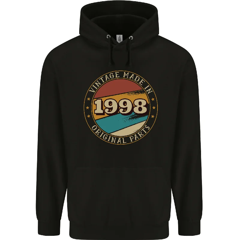 26th Birthday  Vintage Made In 1998 Mens 80% Cotton Hoodie