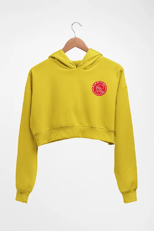 Ajax Crop HOODIE FOR WOMEN Hoodie with Hidden Zipper Minimalist Clean
