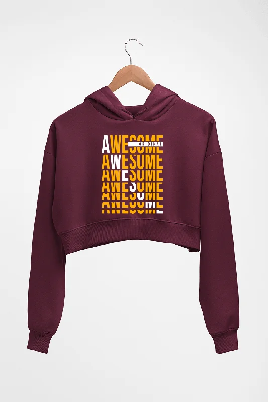 Awesome Crop HOODIE FOR WOMEN