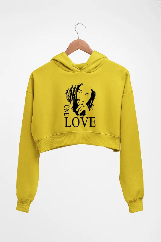 Bob Marley Crop HOODIE FOR WOMEN