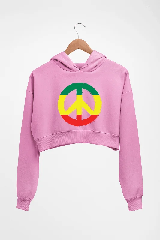 Bob Marley Peace Crop HOODIE FOR WOMEN