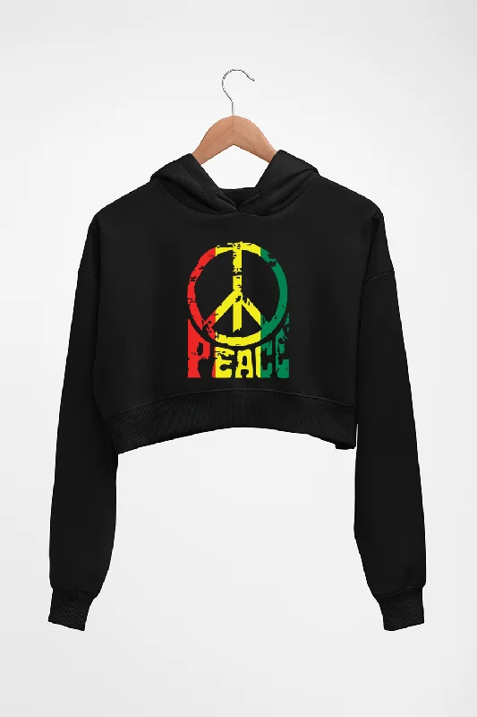 Bob Marley Peace Crop HOODIE FOR WOMEN