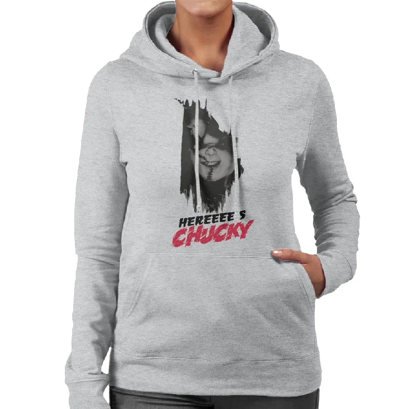 Chucky Hereeees Chucky Women's Hooded Sweatshirt