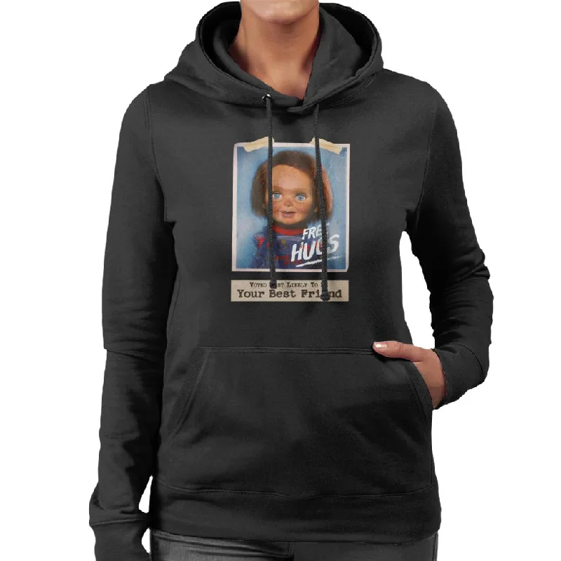 Chucky Voted Most Likely To Be Your Best Friend Women's Hooded Sweatshirt