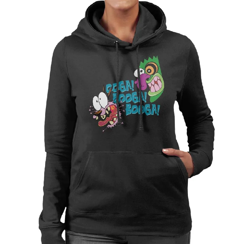 Courage The Cowardly Dog Halloween Ooga Booga Booga Women's Hooded Sweatshirt