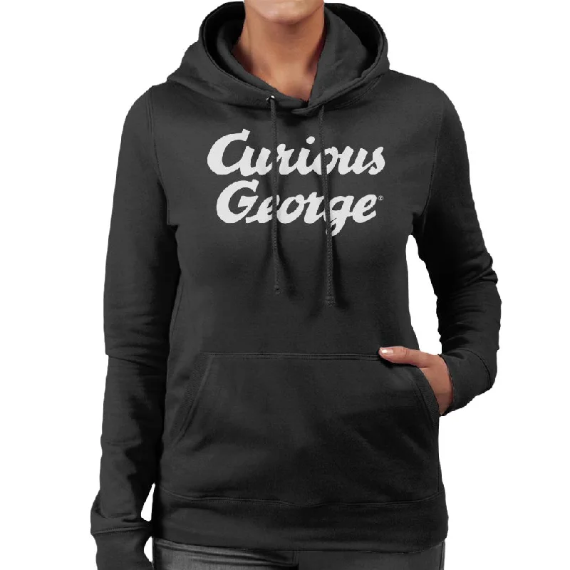 Curious George Big Logo Women's Hooded Sweatshirt