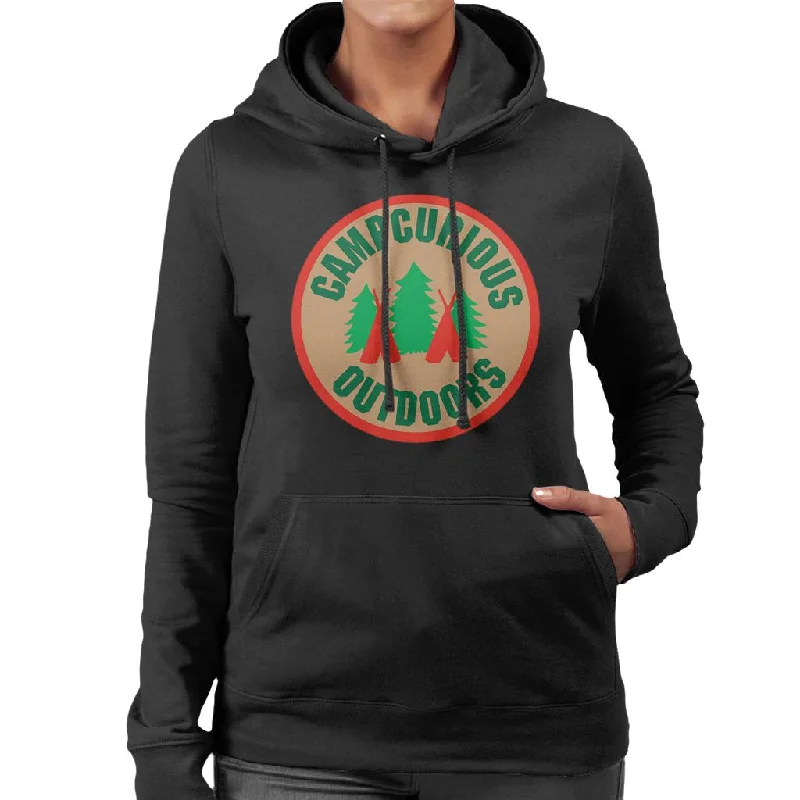 Curious George Camp Curious Outdoors Women's Hooded Sweatshirt