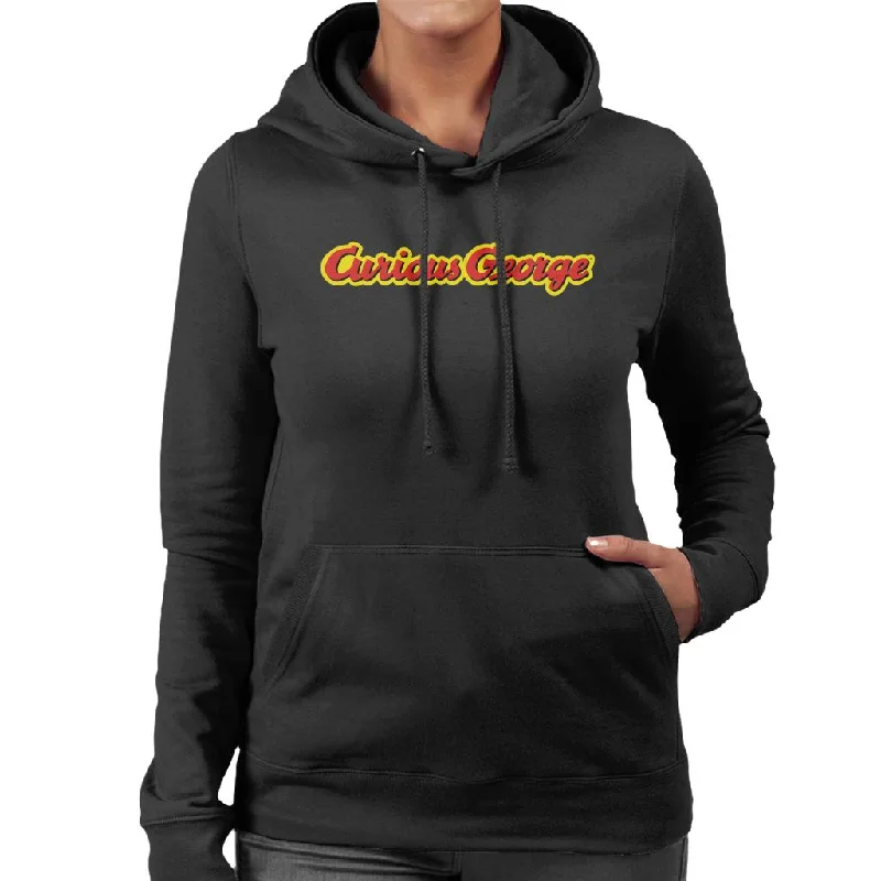 Curious George Classic Logo Women's Hooded Sweatshirt