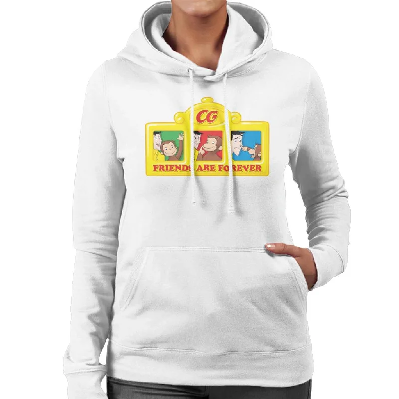 Curious George Friends Are Forever Women's Hooded Sweatshirt