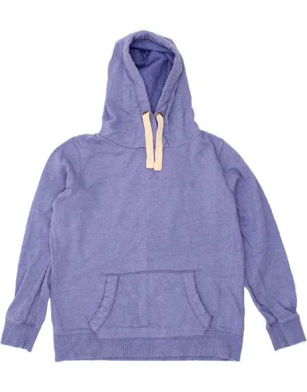FAT FACE Womens Oversized Hoodie Jumper UK 12 Medium Purple Cotton Hoodie with Snap Buttons Easy Quick FAT FACE Womens Oversized Hoodie Jumper UK 12 Medium Purple Cotton Hoodie with Snap Buttons Easy Quick