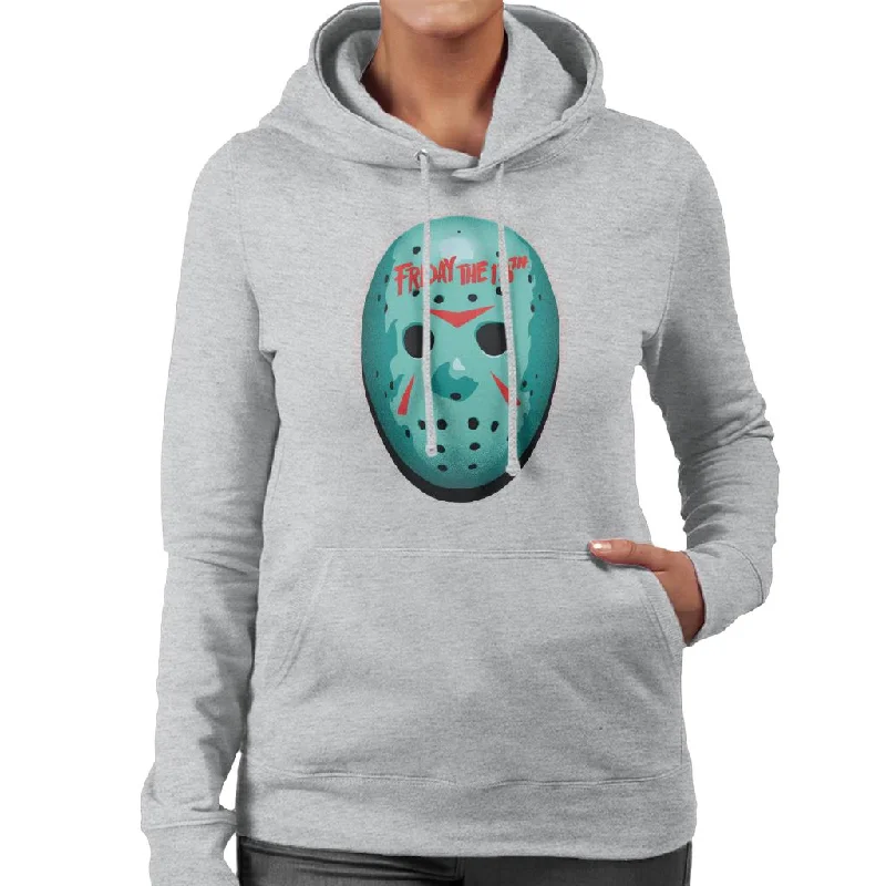 Friday 13th Crimson Boat Jason Voorhees Women's Hooded Sweatshirt Hoodie with Lace Feminine Delicate Friday 13th Crimson Boat Jason Voorhees Women's Hooded Sweatshirt Hoodie with Lace Feminine Delicate