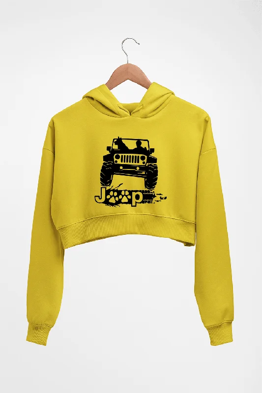 Jeep Crop HOODIE FOR WOMEN