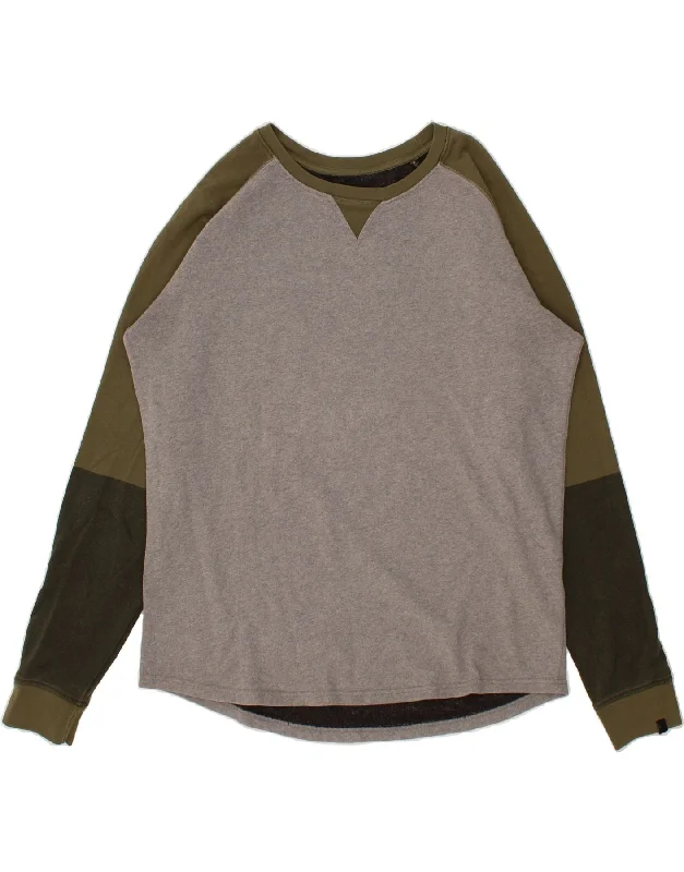 LEVI'S Mens Sweatshirt Jumper XL Grey Colourblock Cotton Hoodie with Ribbed Cuffs Snug Fit Comfort LEVI'S Mens Sweatshirt Jumper XL Grey Colourblock Cotton Hoodie with Ribbed Cuffs Snug Fit Comfort