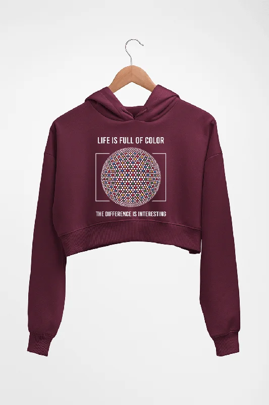 Life Crop HOODIE FOR WOMEN