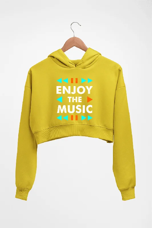 Music Crop HOODIE FOR WOMEN