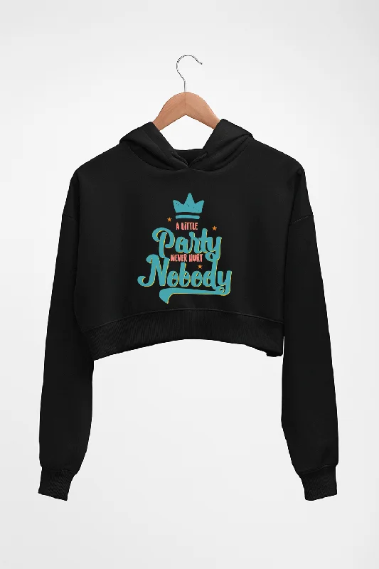 Party Crop HOODIE FOR WOMEN