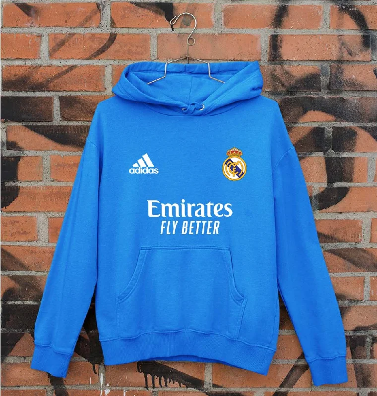 Real Madrid 2021-22 Unisex Hoodie for Men/Women Hoodie with Magnetic Closure Innovative Modern Real Madrid 2021-22 Unisex Hoodie for Men/Women Hoodie with Magnetic Closure Innovative Modern