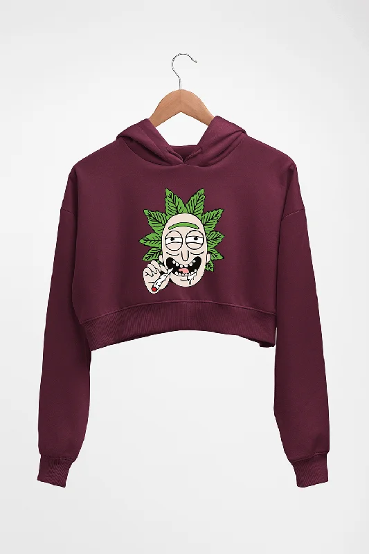 Rick and Morty Crop HOODIE FOR WOMEN