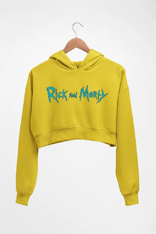 Rick and Morty Crop HOODIE FOR WOMEN