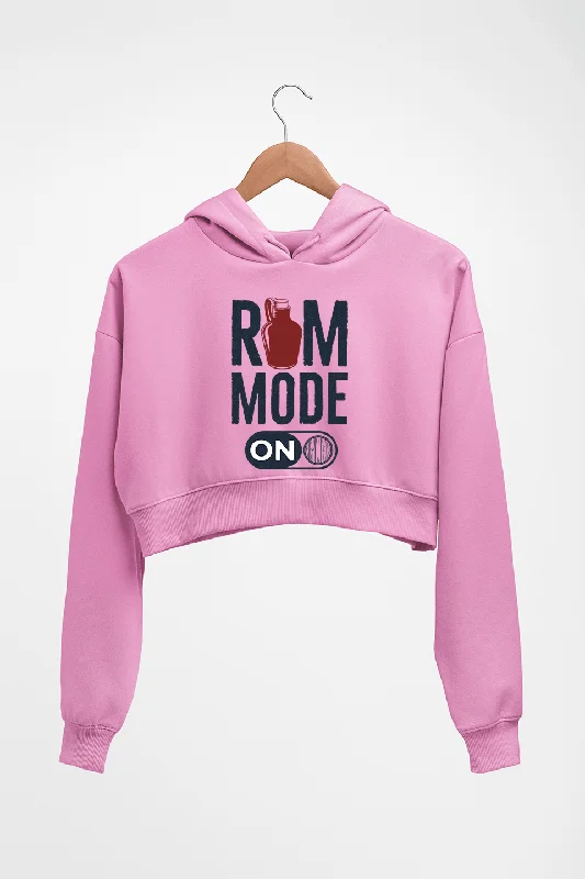 Rum Crop HOODIE FOR WOMEN