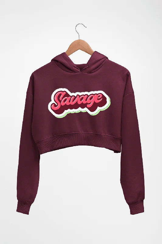 Savage Crop HOODIE FOR WOMEN