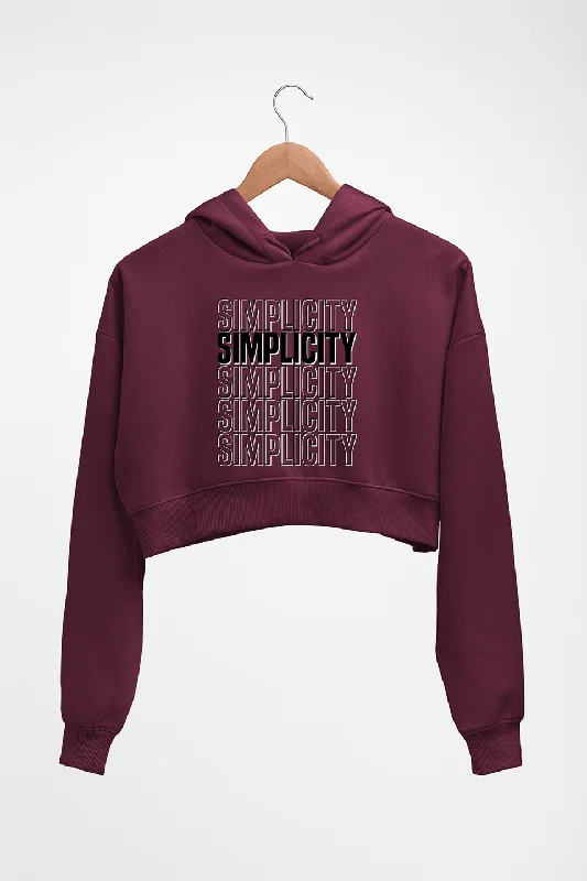 Simplicity Crop HOODIE FOR WOMEN