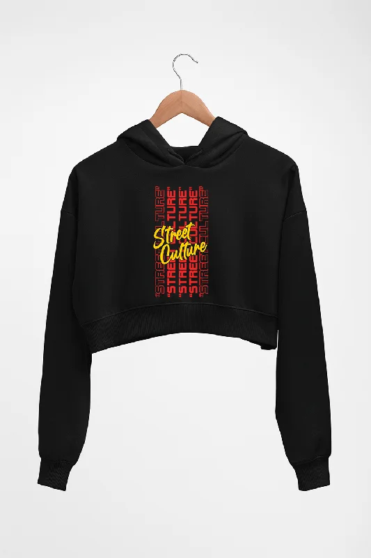 Street Culture Crop HOODIE FOR WOMEN