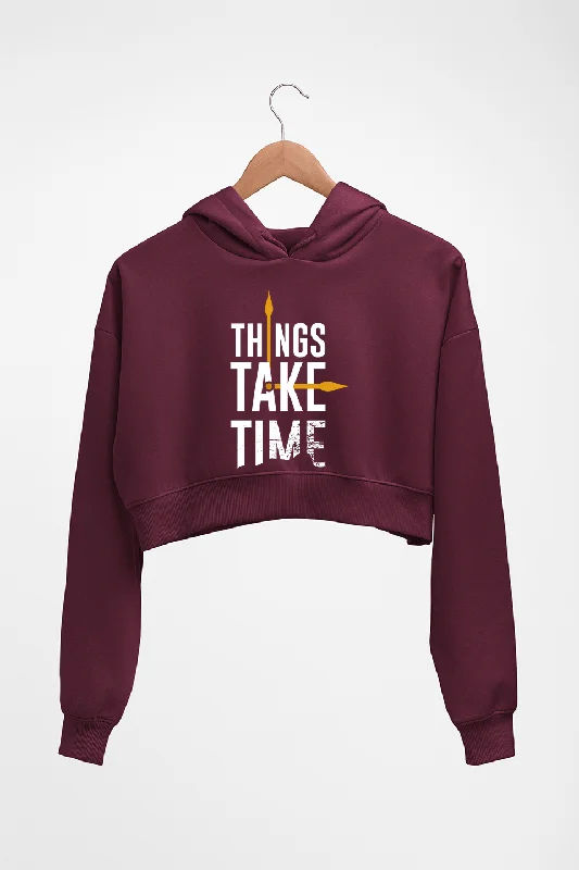 Time Crop HOODIE FOR WOMEN