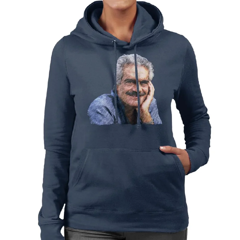 TV Times Actor Omar Sharif 1988 Women's Hooded Sweatshirt