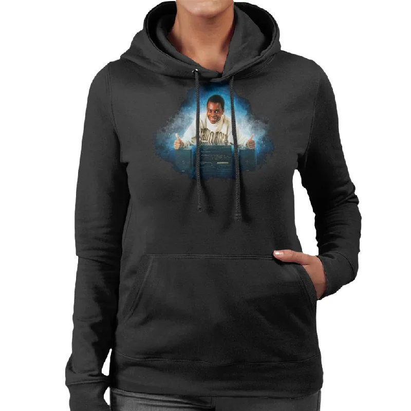 TV Times Andi Peters With A HiFi Thumbs Up Women's Hooded Sweatshirt