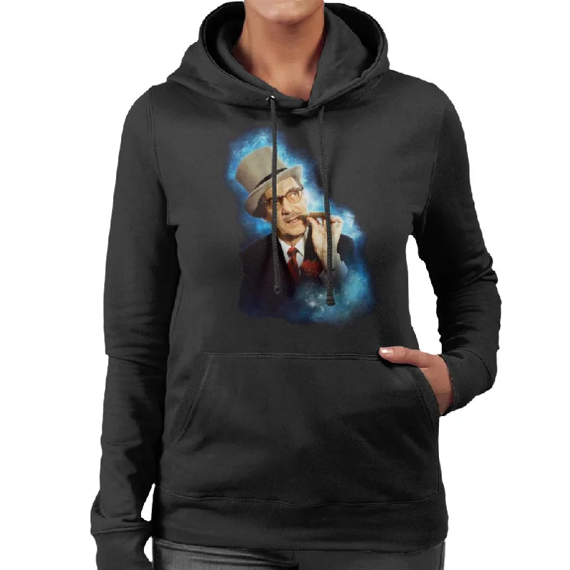 TV Times Groucho Marx 1967 Women's Hooded Sweatshirt