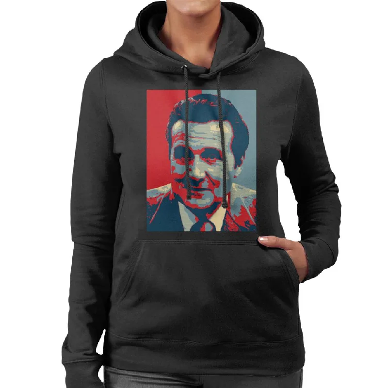 TV Times Patrick Macnee As Jon Steed In The New Avengers Women's Hooded Sweatshirt