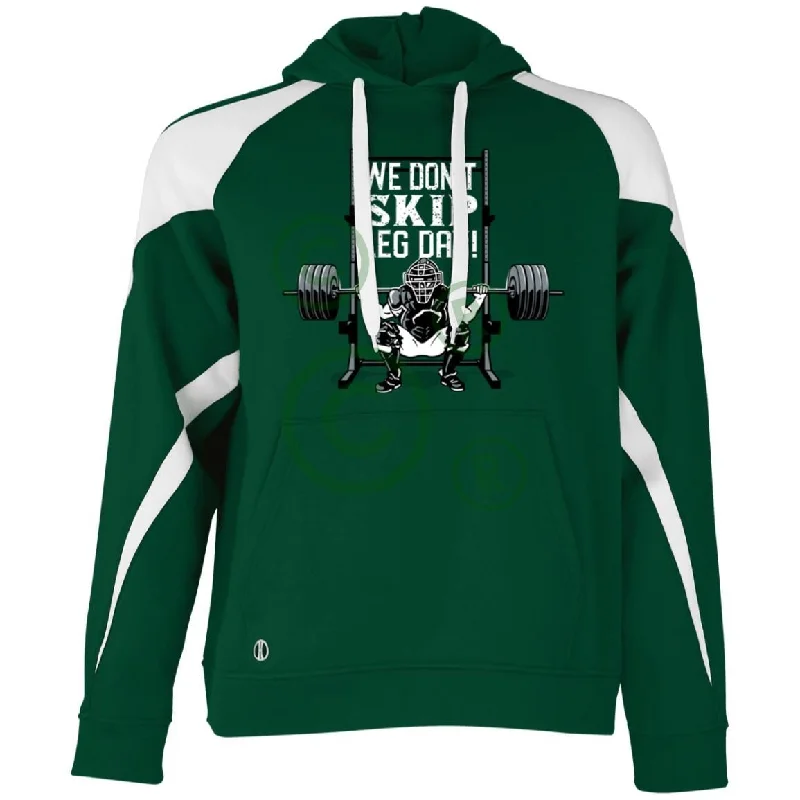 We Don't Skip Leg Day Unisex Colorblock Fleece Hoodie Hoodie with Snap Buttons Easy Quick We Don't Skip Leg Day Unisex Colorblock Fleece Hoodie Hoodie with Snap Buttons Easy Quick