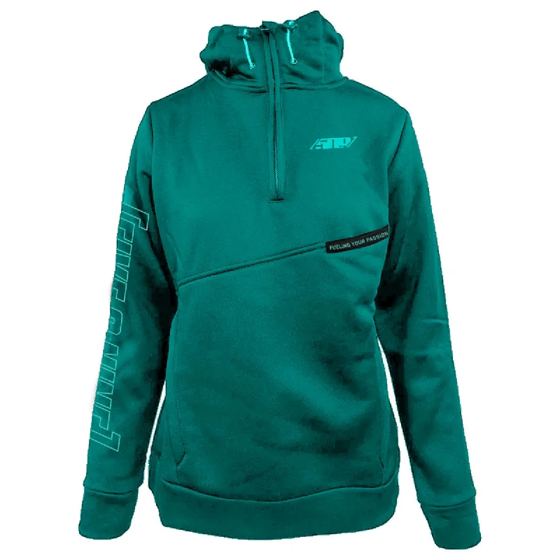 Women's Pro Series Sector Quarter Zip Hoodie Hoodie with Elastic Waist Stretchable Comfortable Women's Pro Series Sector Quarter Zip Hoodie Hoodie with Elastic Waist Stretchable Comfortable