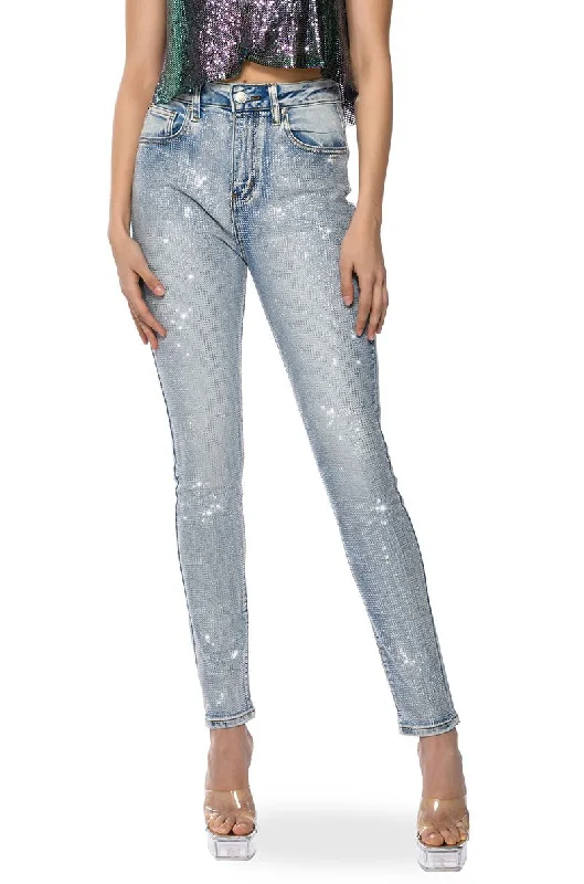 ALL OVER BLING JEANS