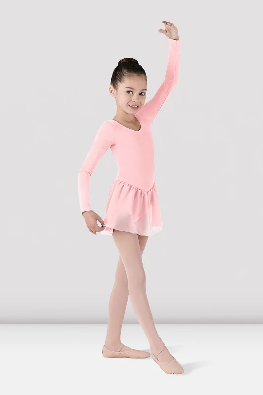 Long Sleeve Skirted Leotard - Youth