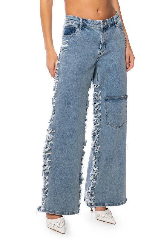 SONNY DISTRESSED RELAXED FIT JEANS