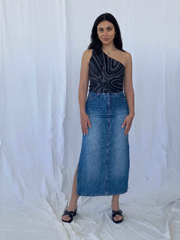 Vintage Bailey’s Point Denim Skirt