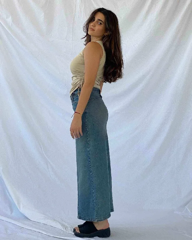 Vintage LEE COOPER Maxi Denim Skirt