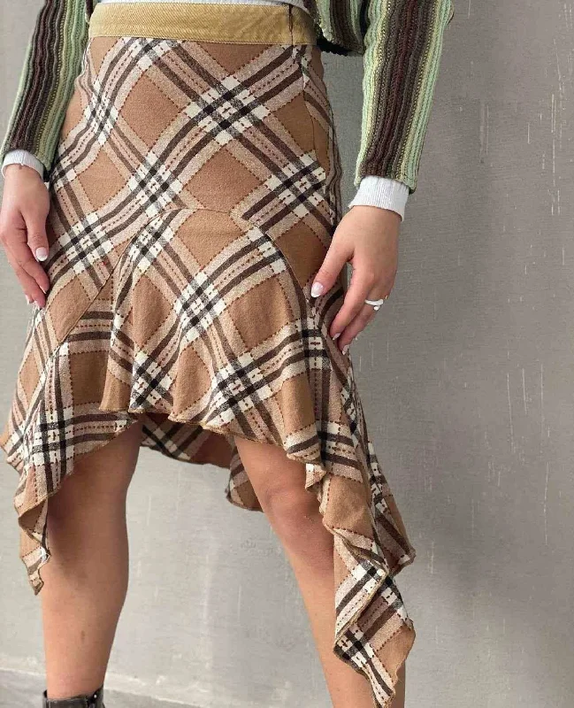 Vintage Y2K Plaid Skirt