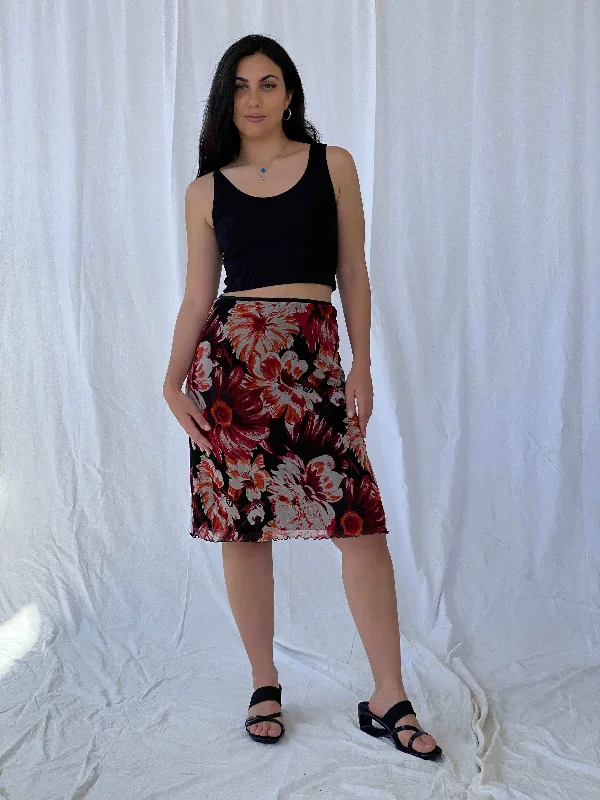 Y2K Street One Floral Skirt