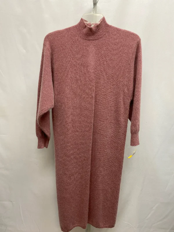 Ellen Tracy Size Medium Rose Sweater Dress