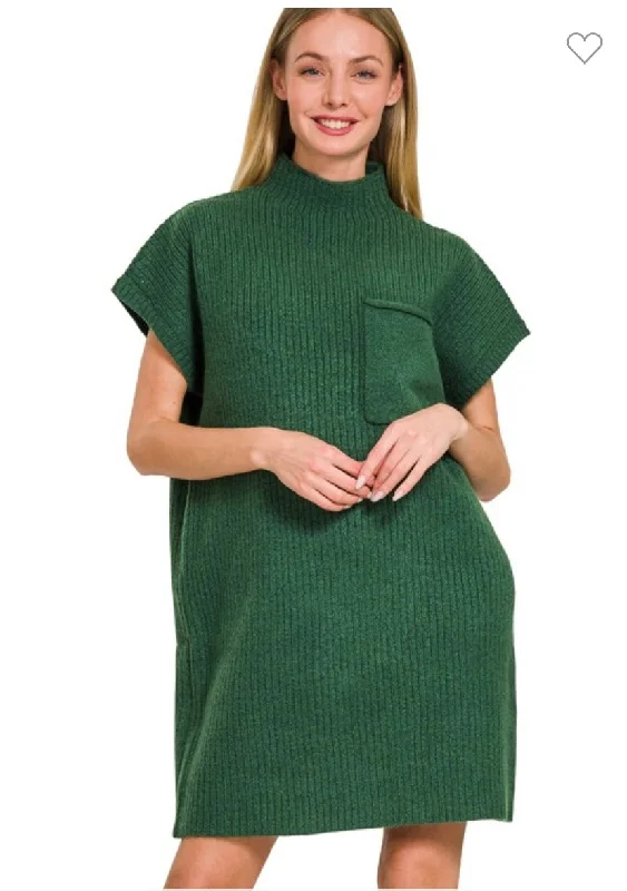 Short sleeve Sweater dress